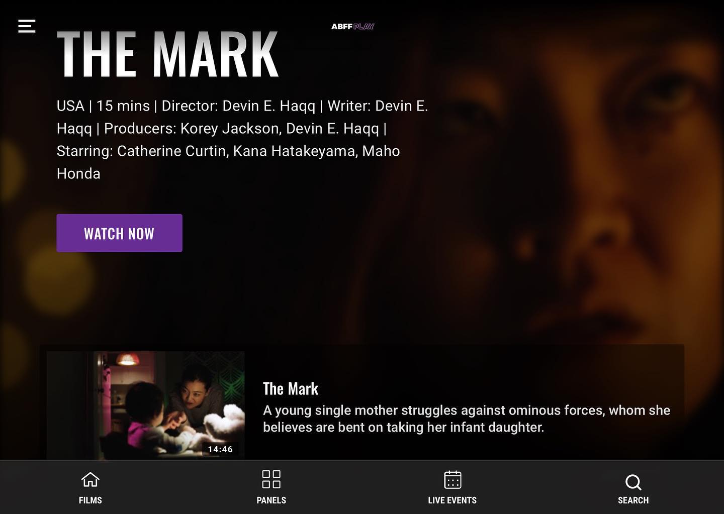 Vote for The Mark at ABFF ’20